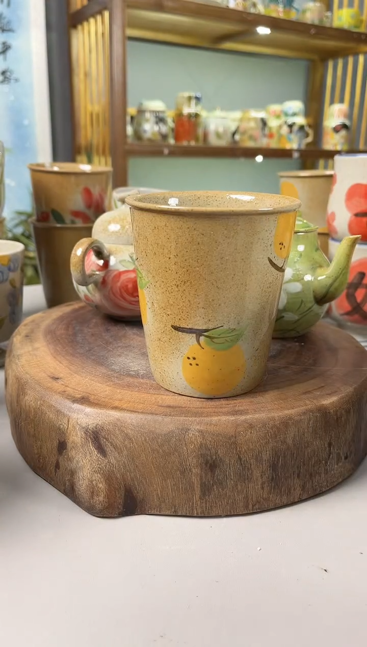 【闪购商品】瓷片手绘高温釉下彩陶瓷
