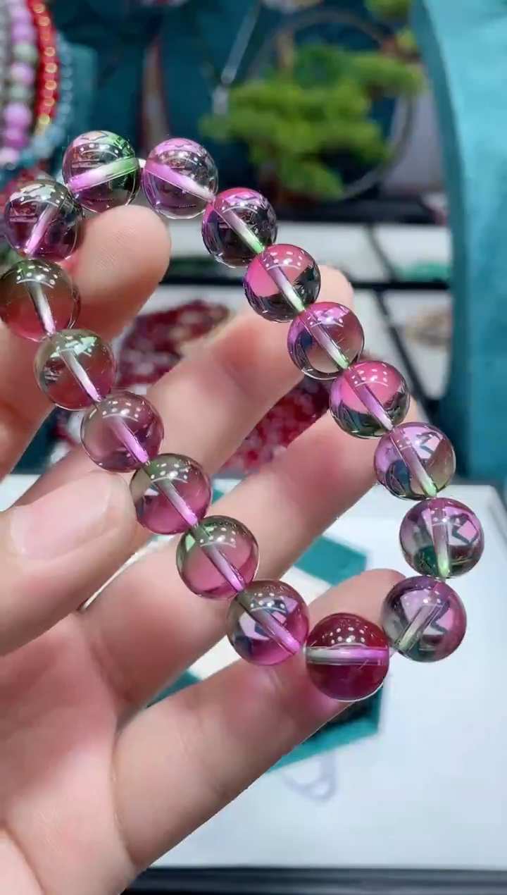 图片款 12mm西瓜I碧单圈时尚百搭