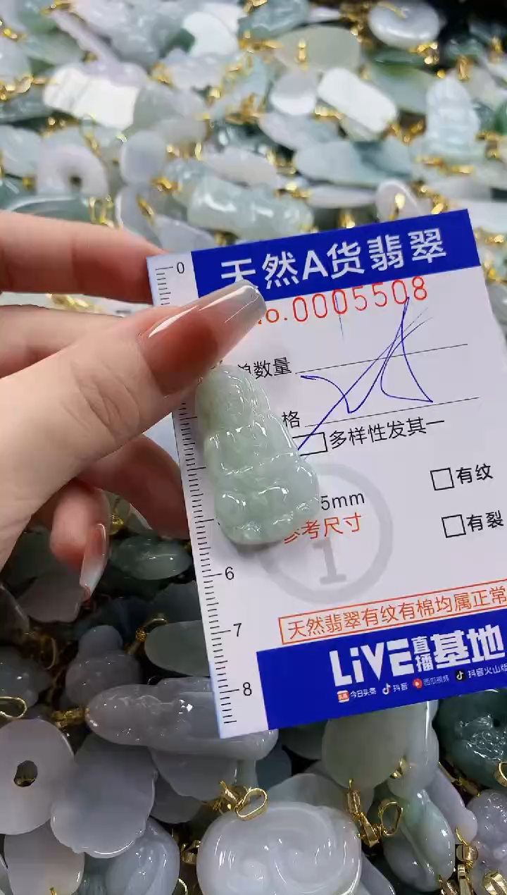 颈饰未镶嵌翡翠天然A货翡翠
