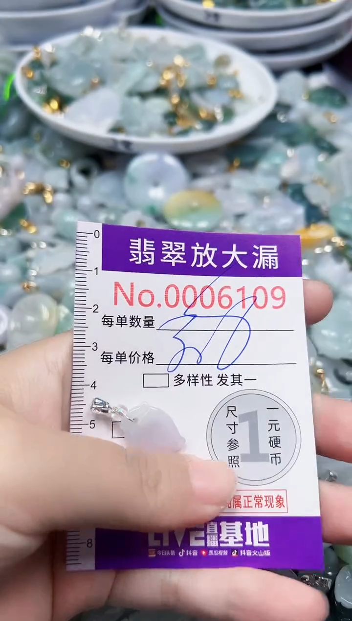 颈饰未镶嵌翡翠6109