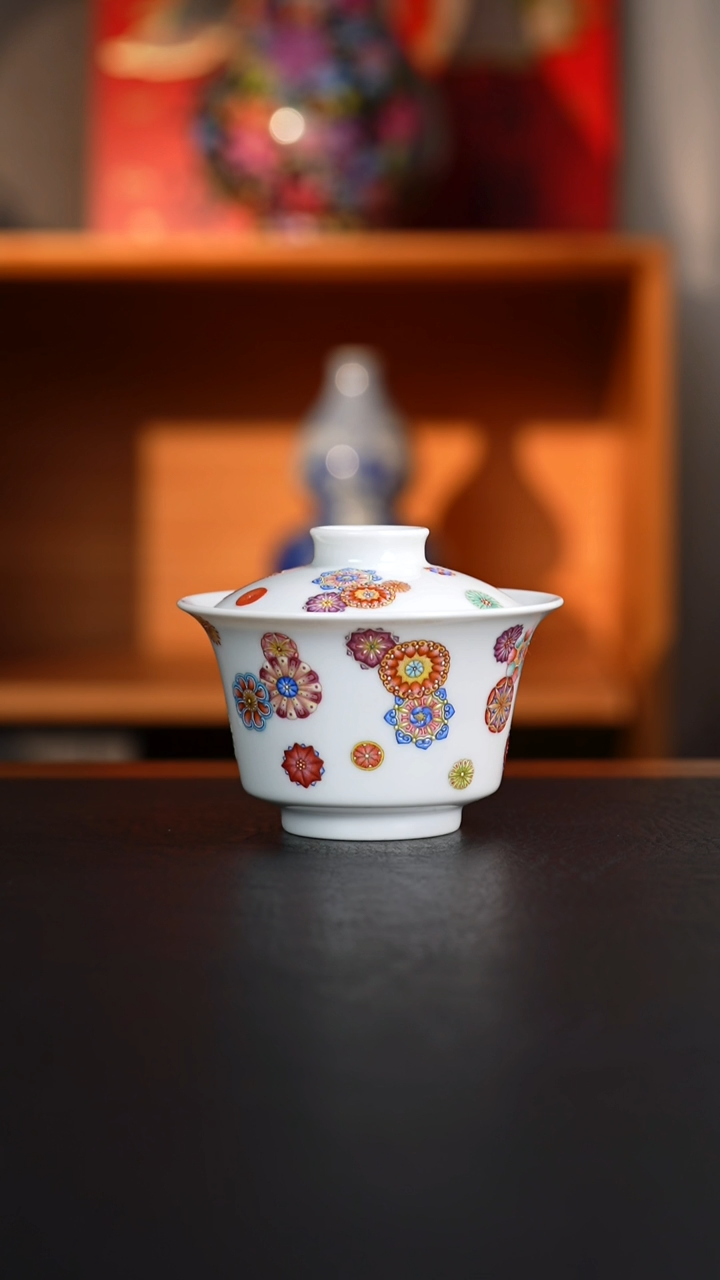 【闪购商品】盖碗景德镇陶瓷艺术茶杯