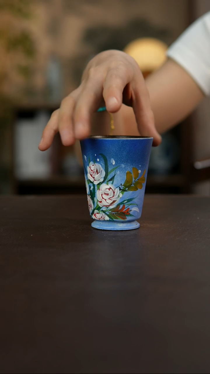 杯景德镇陶瓷杯碗柴烧多人