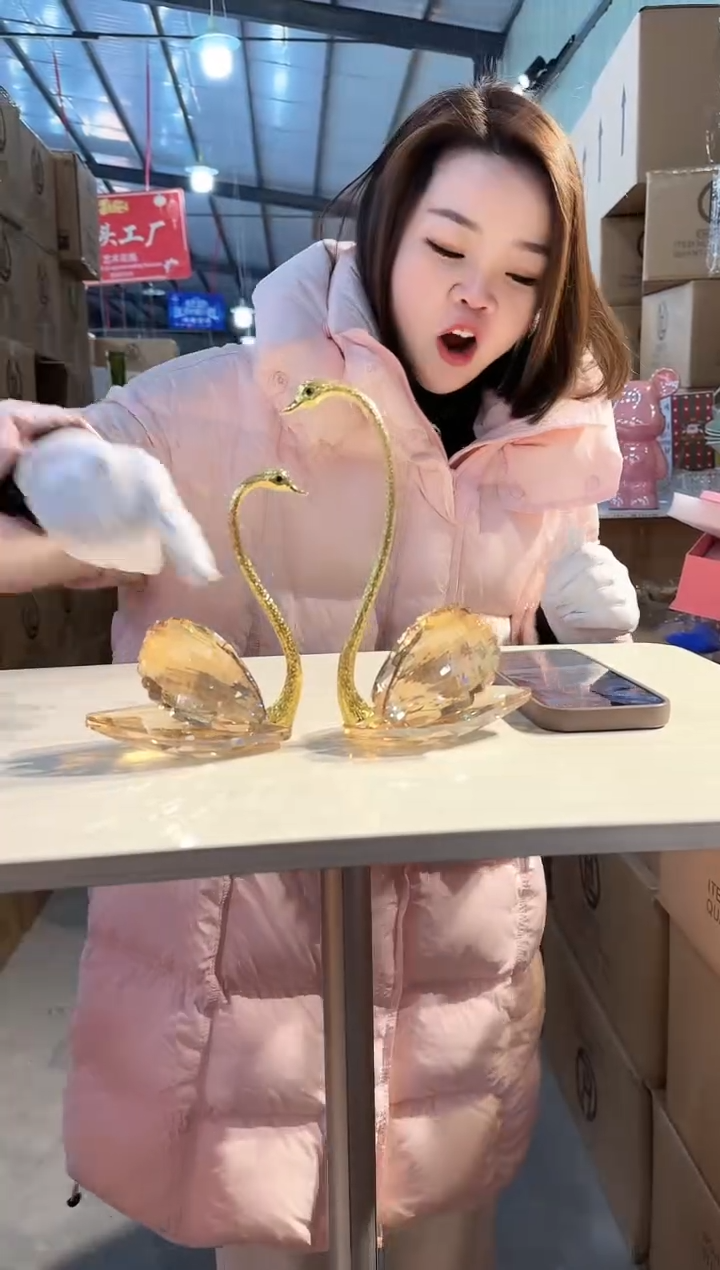 【闪购商品】玻璃于清花器M-早83