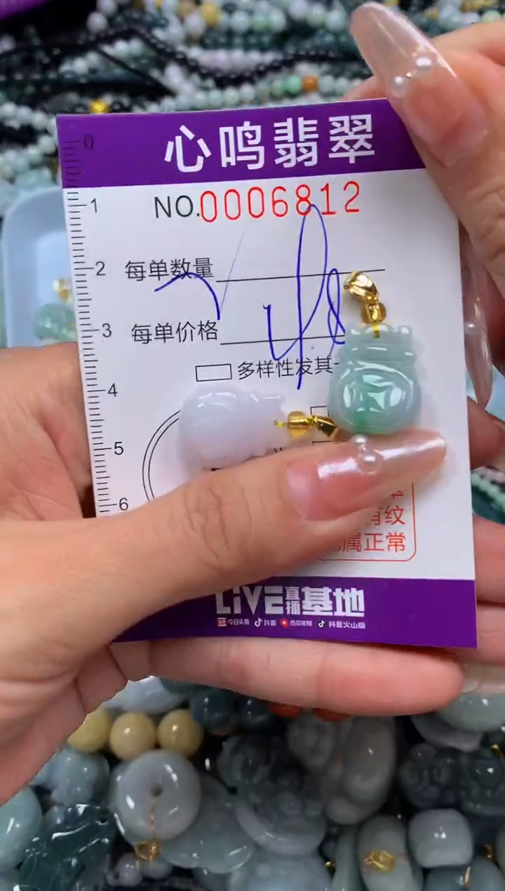 颈饰未镶嵌翡翠闪购006812