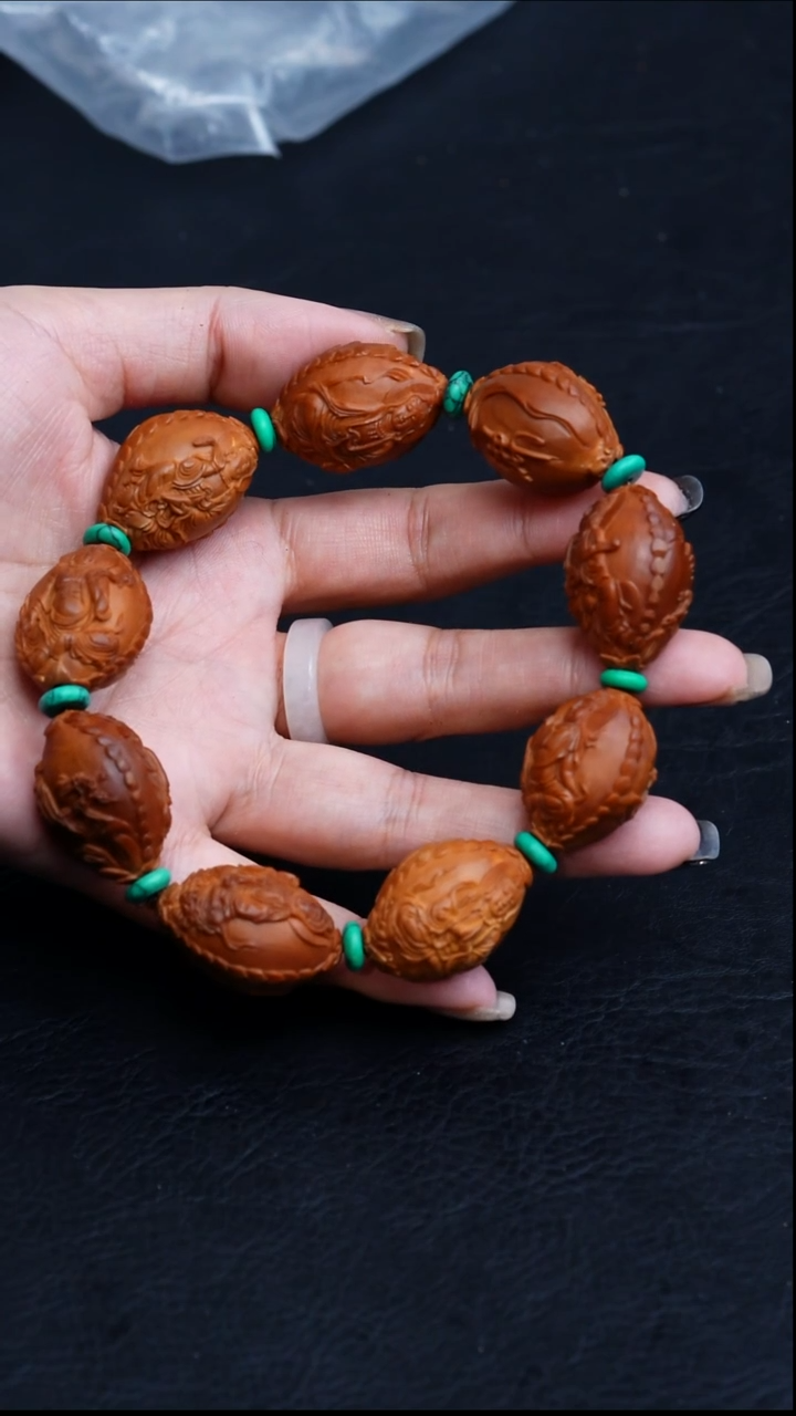 【闪购商品】橄榄核手串/手链21.5风景观音