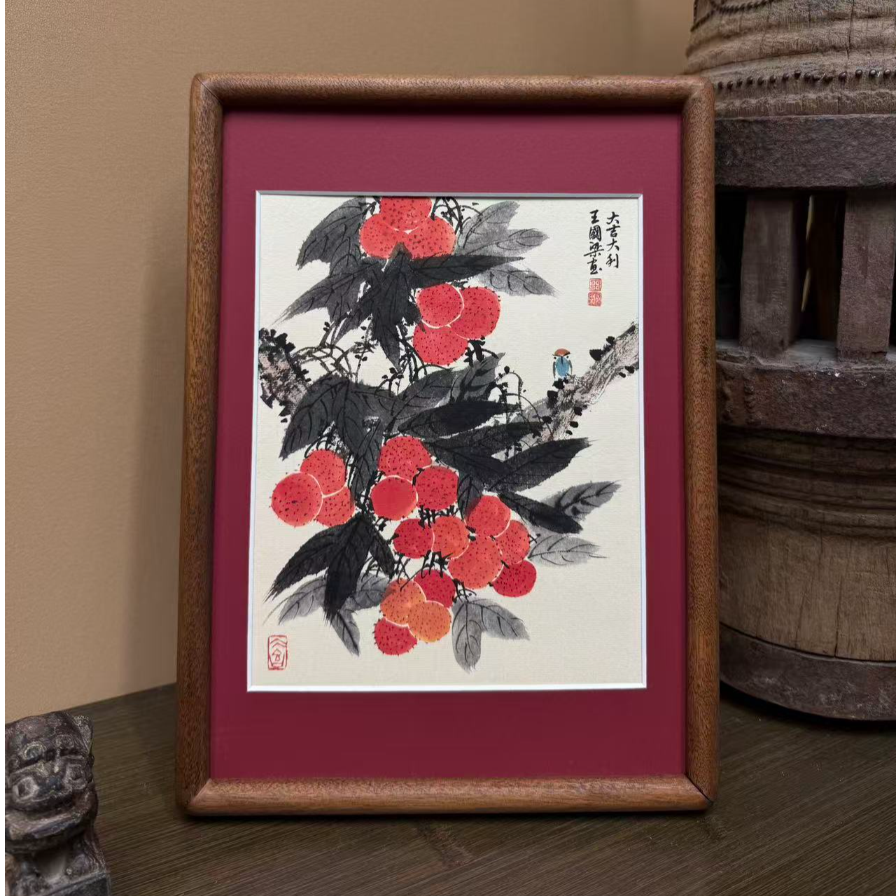 《大吉大利》23×32花鸟装饰画