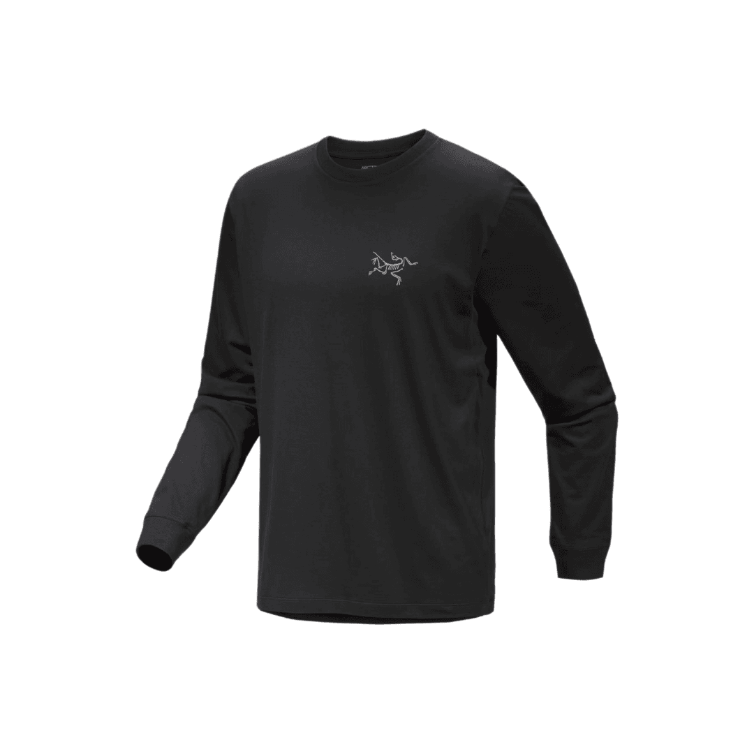 ARC'TERYX/始祖鸟银标长袖 印花 Logo 舒适透气耐磨 男女同款