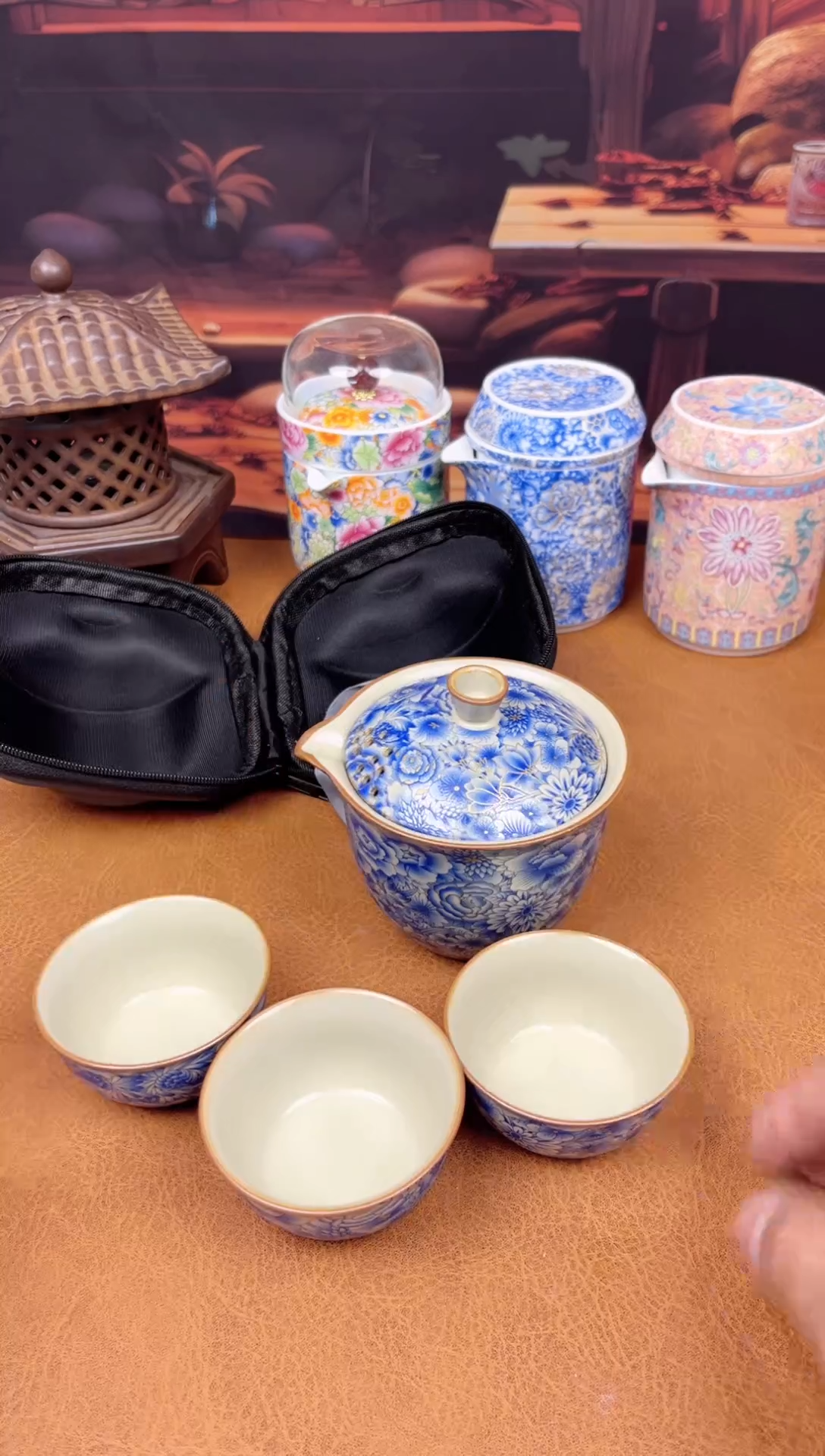 【闪购商品】陶瓷茶具摆件茶叶罐