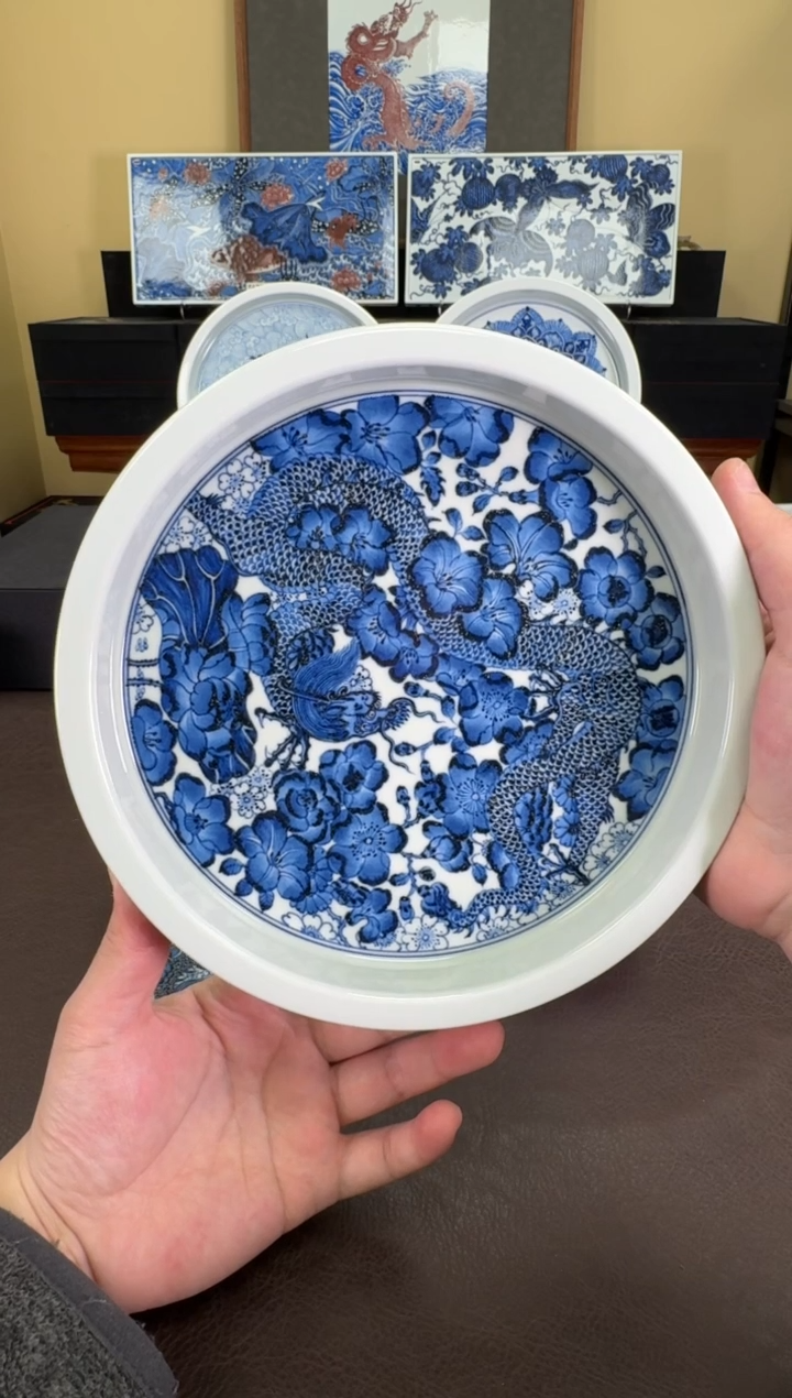 【闪购商品】羿器窑穿花龙纹壶承