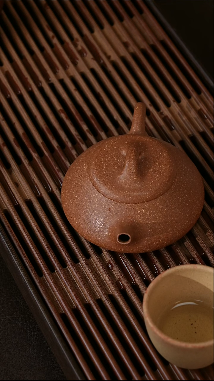 茶壶紫砂宜兴原紫砂壶   纳瓢  9