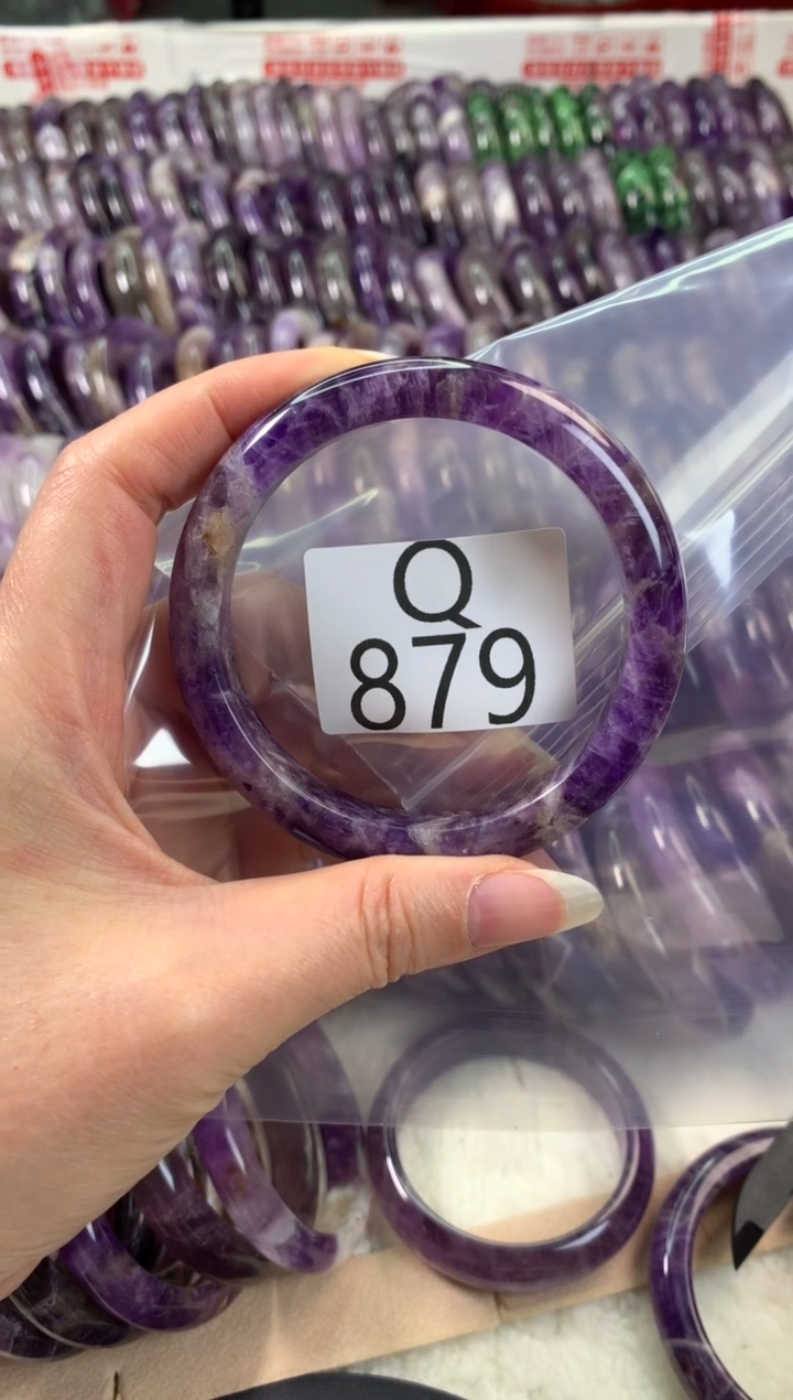 【闪购商品】水晶水晶手镯Q未镶嵌879-57