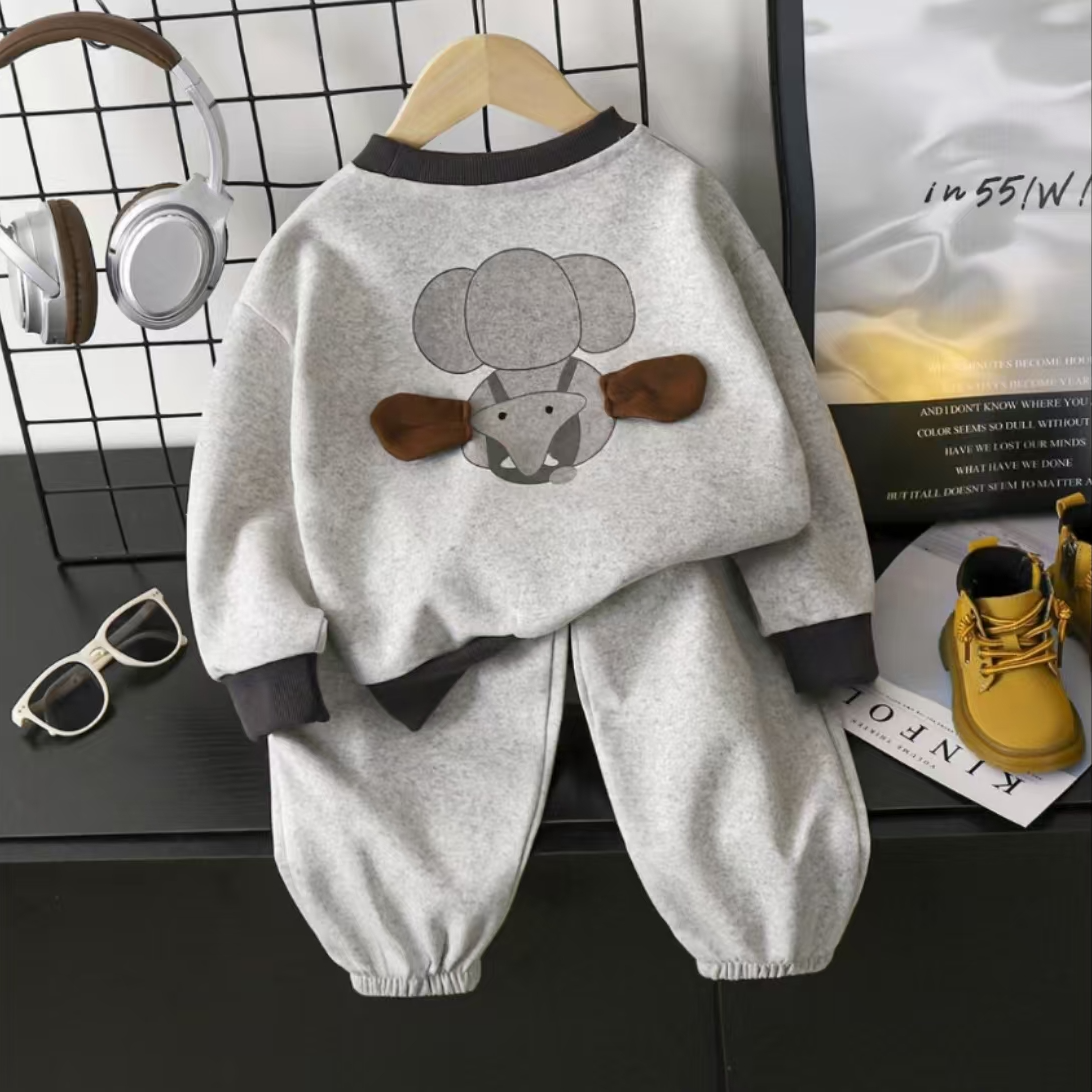 春秋款卫衣男女宝儿童洋气休闲