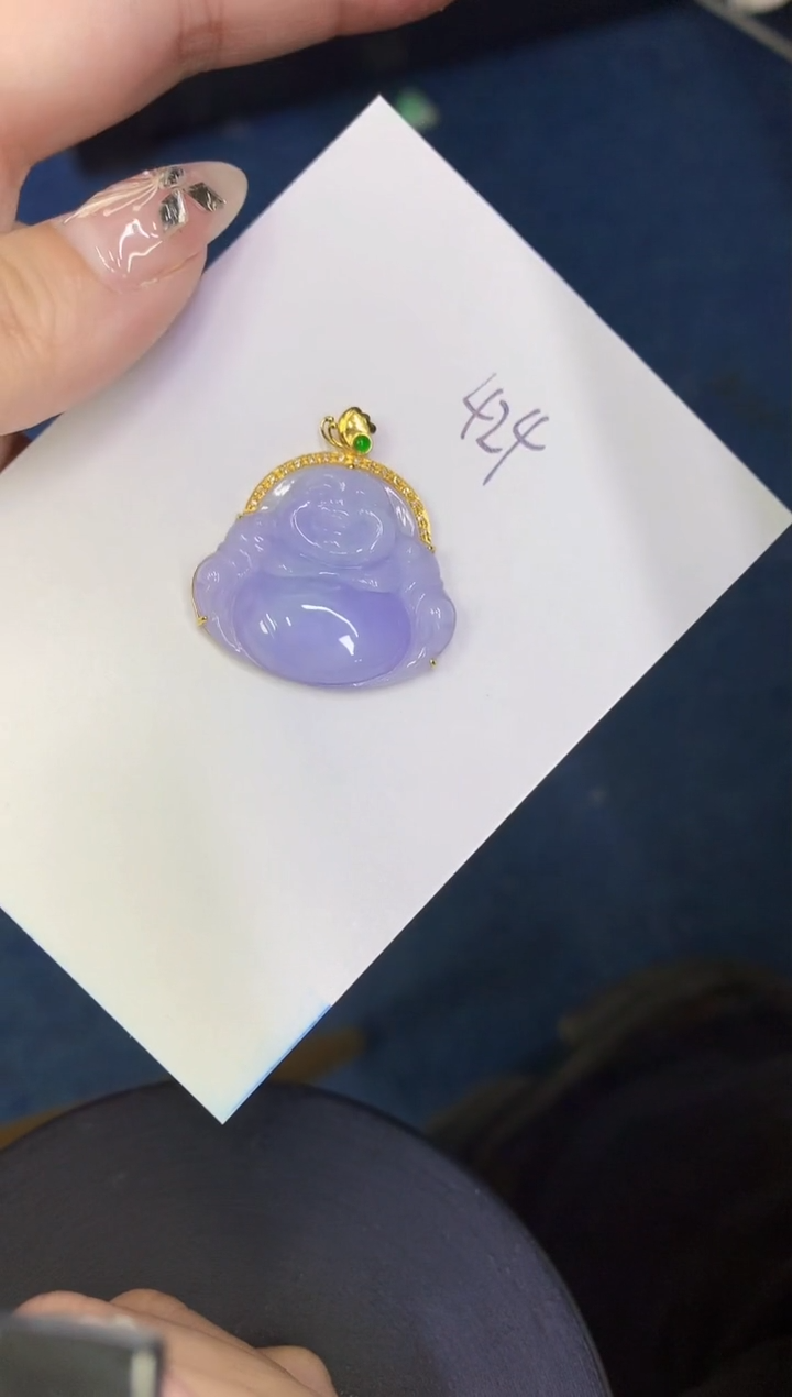 【闪购商品】翡翠颈饰18K金镶嵌0000000000