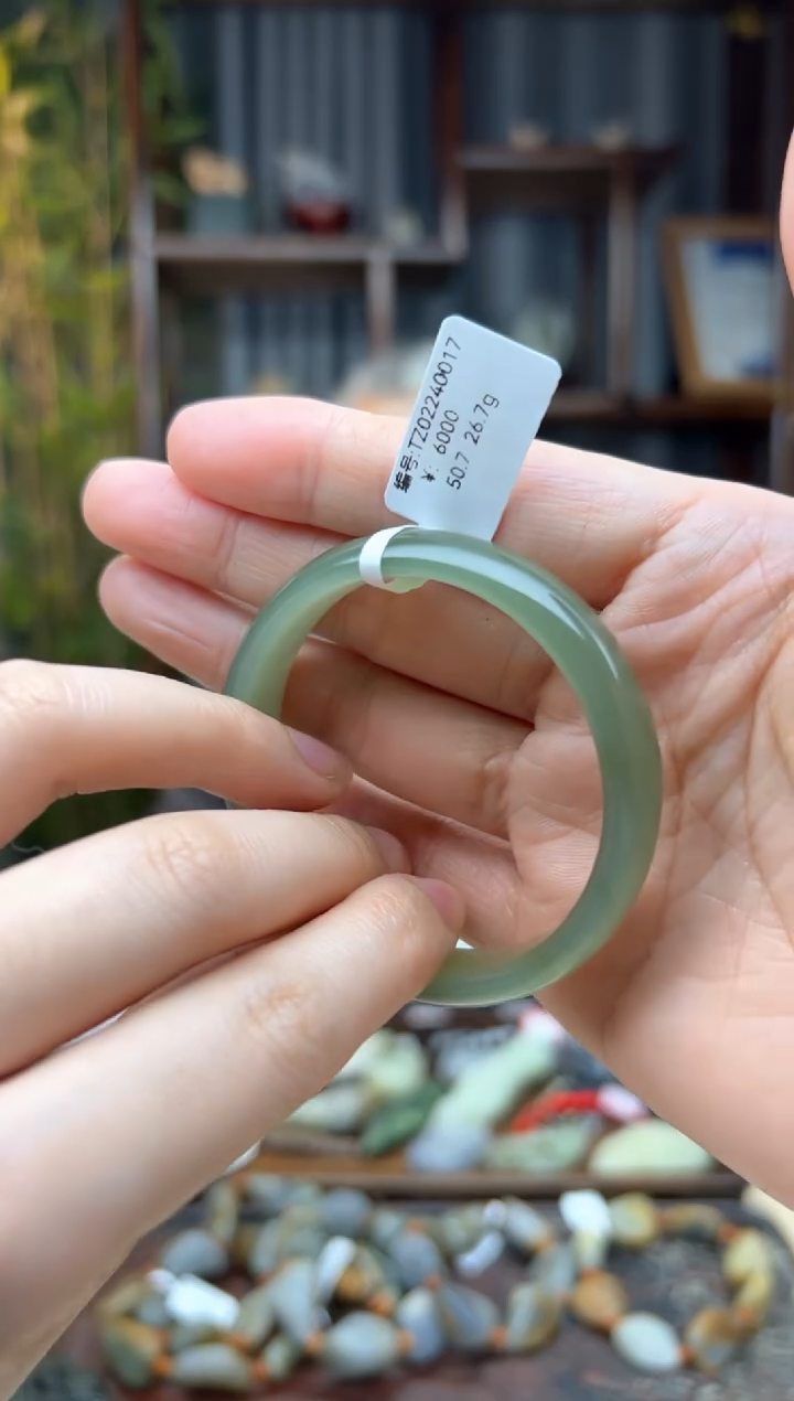 【闪购商品】和田玉颈饰未镶嵌手镯  50.7