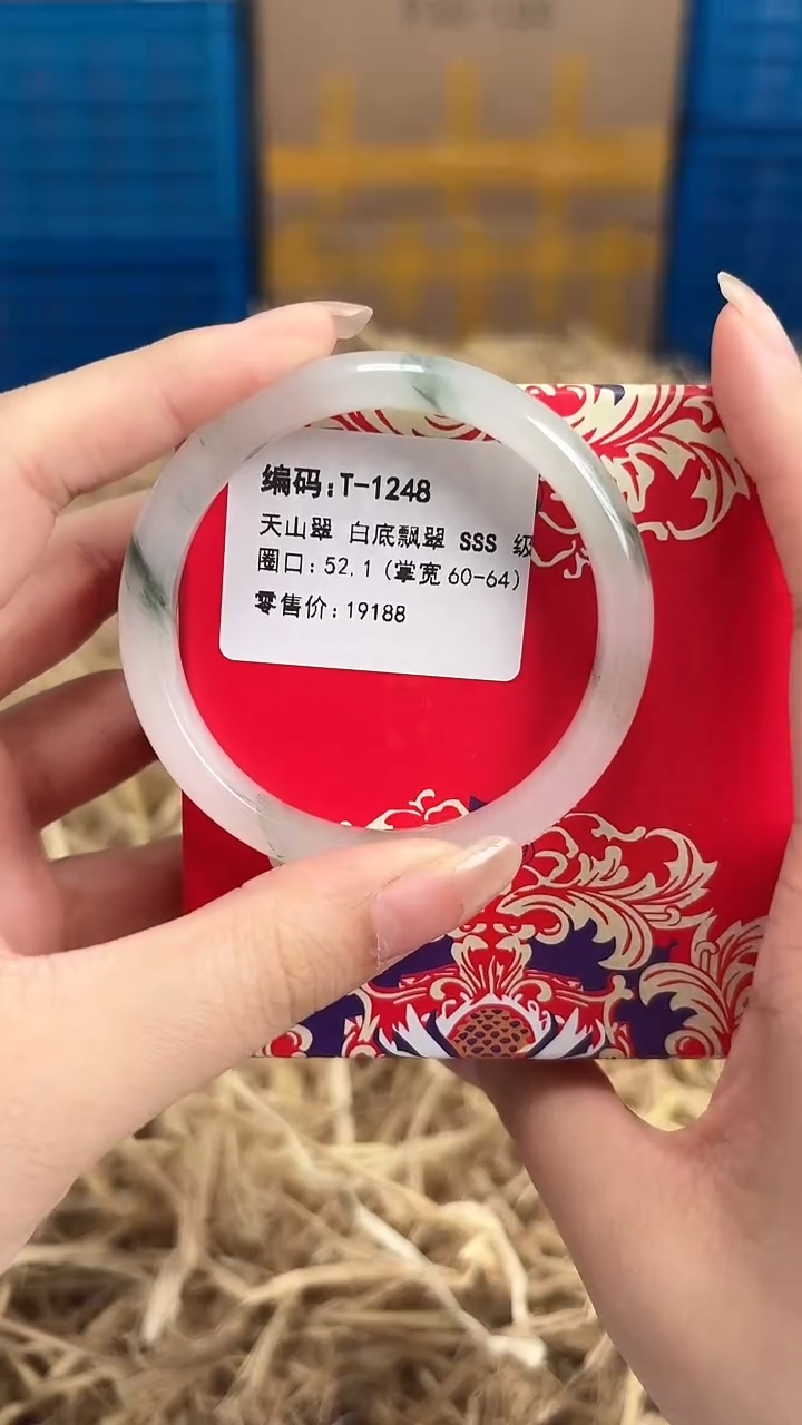未镶嵌手镯石英质玉T-1248