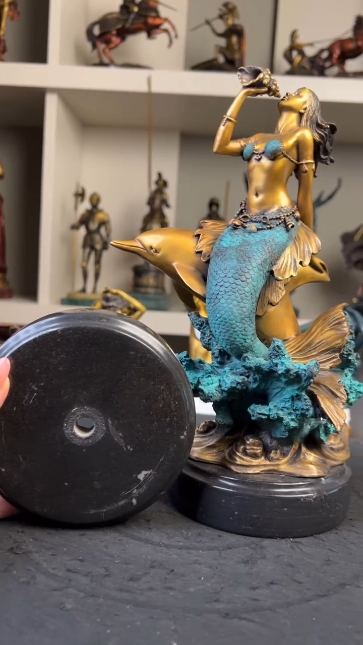 欧美精黄铜雕塑精品