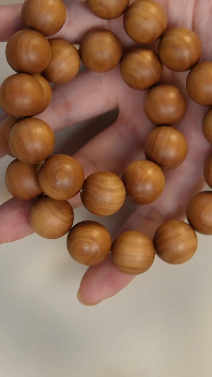 【闪购商品】檀香木手串/手链老山檀香1.8圆珠手持白檀香