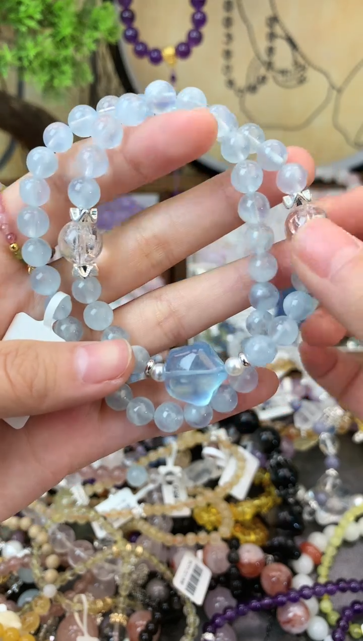 【闪购商品】海蓝宝石手链未镶嵌328