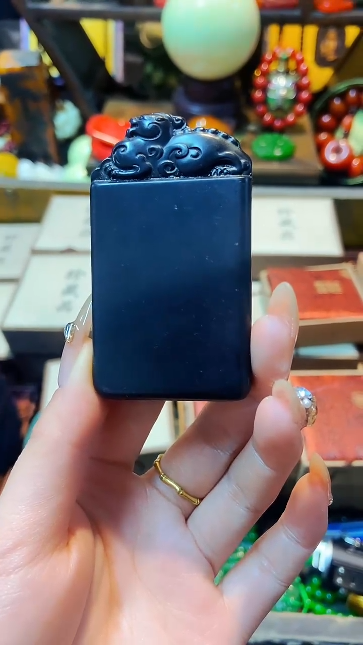 【闪购商品】和田玉（墨玉）颈饰未镶嵌主播推荐主播推荐