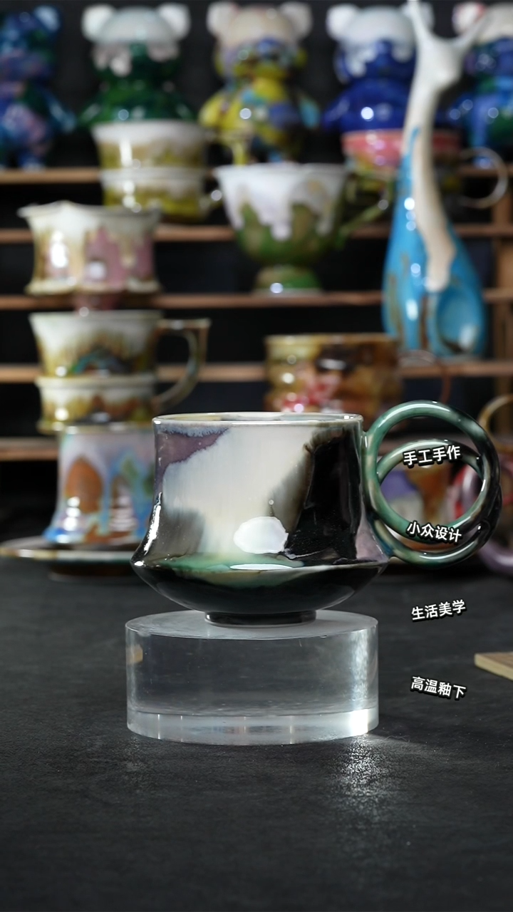 设计师款景德镇森涩手创陶瓷（食品级）402