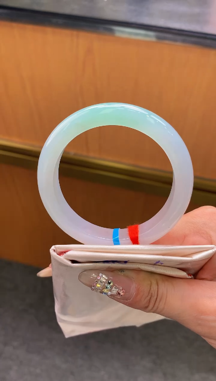 未镶嵌手镯翡翠-F180-正圈54.2