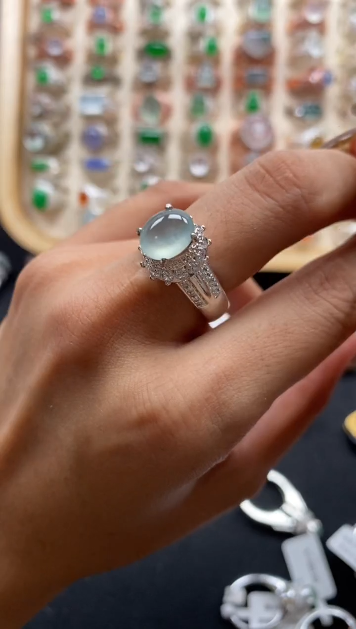 未镶嵌戒指翡翠缅甸天然a货翡翠