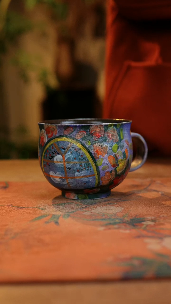 【闪购商品】瓷片1027景德镇手工手绘釉下彩高温瓷