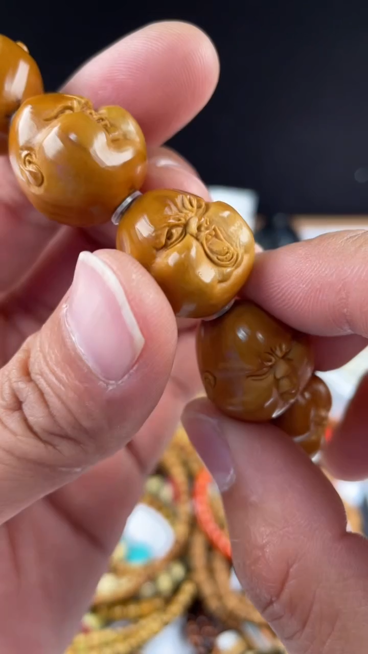 橄榄核手串橄榄核雕刻手串