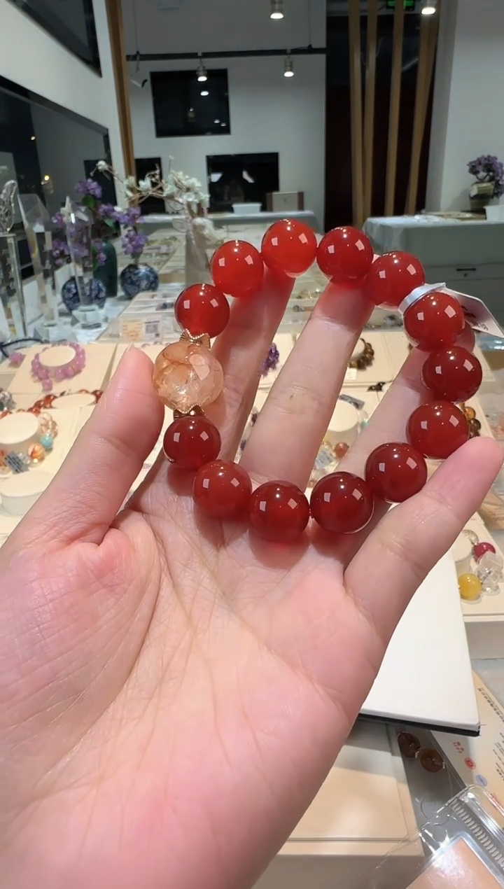 未镶嵌手串玛瑙/玉髓手串