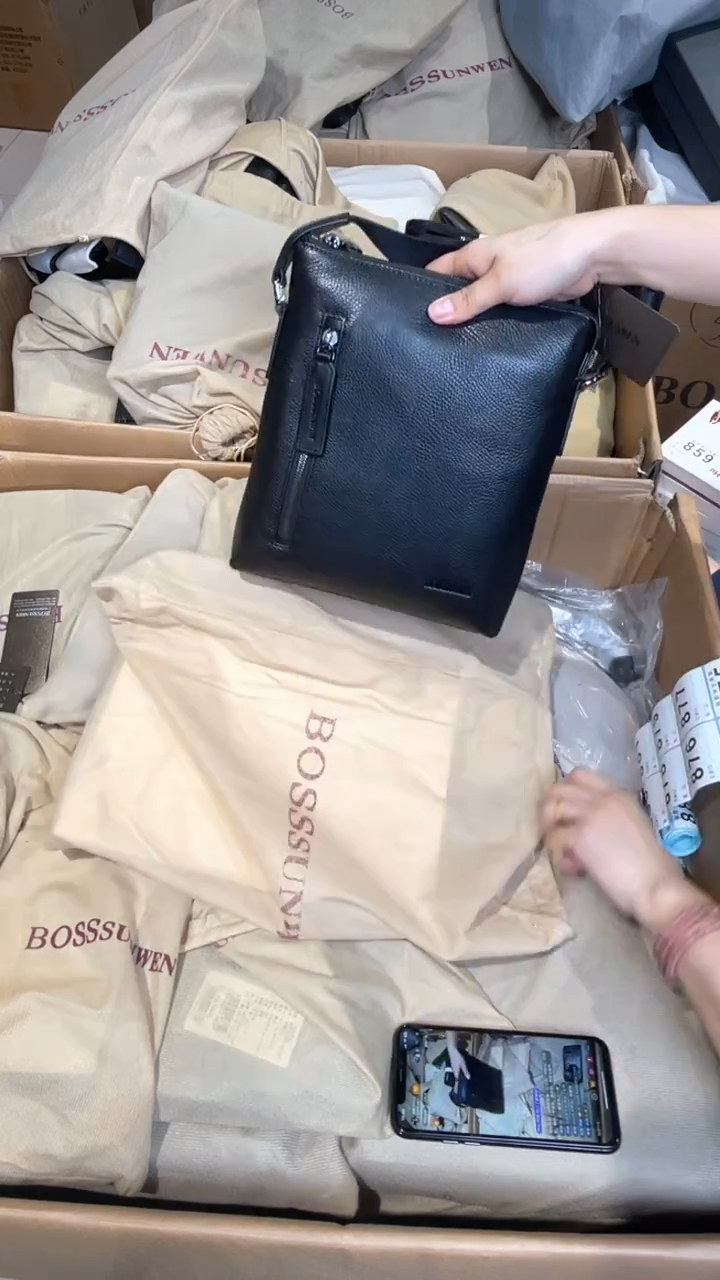 牛皮（革）韩爵绅士包包皮具873