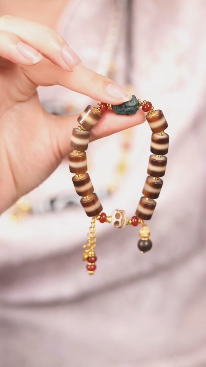 玛瑙/玉髓（覆膜）颈饰未镶嵌传世珠宝-多样性发其一