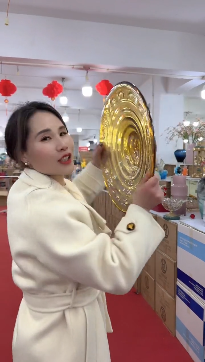 【闪购商品】无铅玻璃美全花器-z-早6