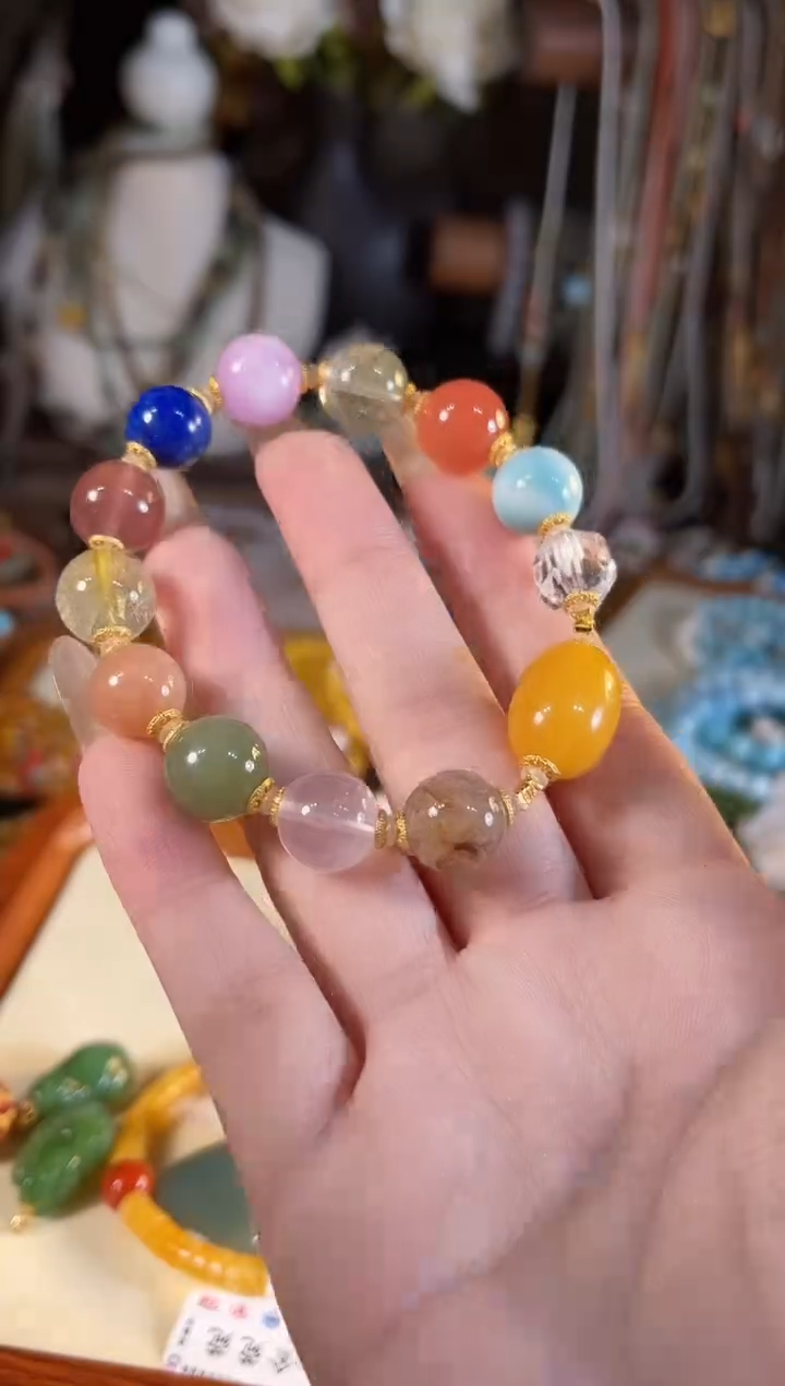 【闪购商品】蜜蜡手链未镶嵌多样性发货其一