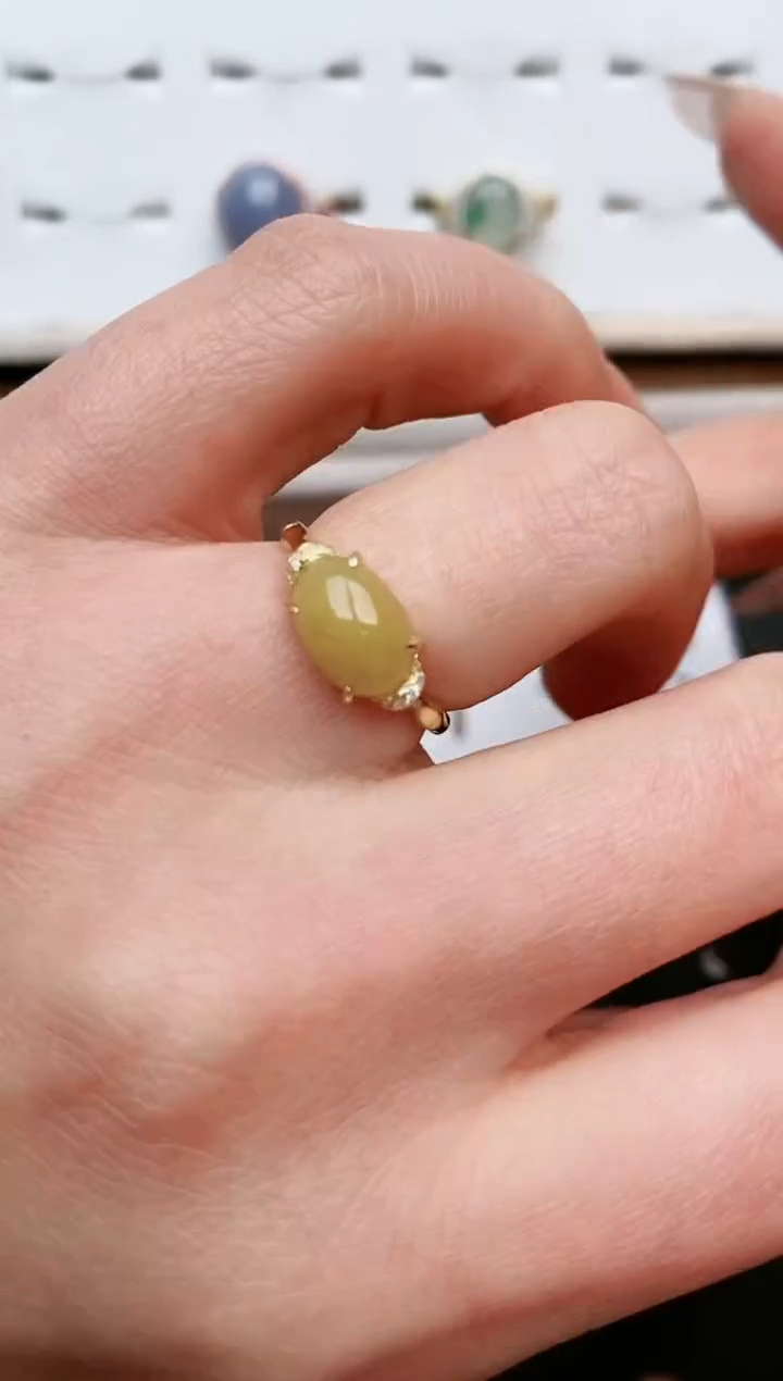 【闪购商品】翡翠戒指银S925镶嵌....