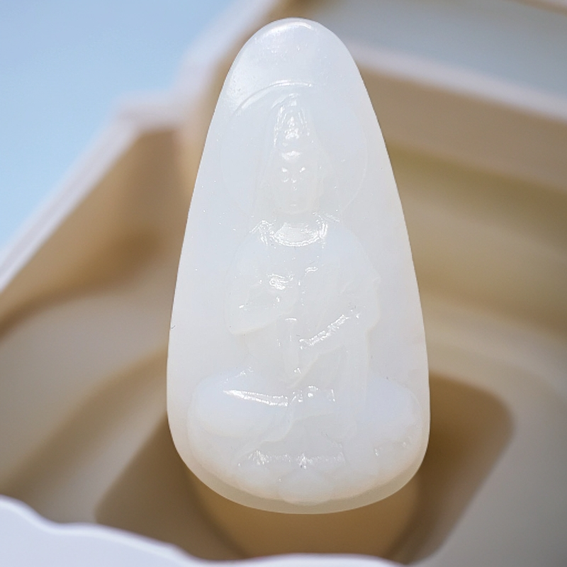 和田玉吊坠(不含链)未镶嵌