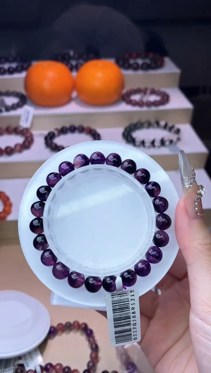 【闪购商品】水晶手链未镶嵌紫超七7m+