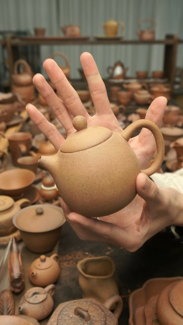 老岩泥原矿老岩泥  龙蛋壶200ml