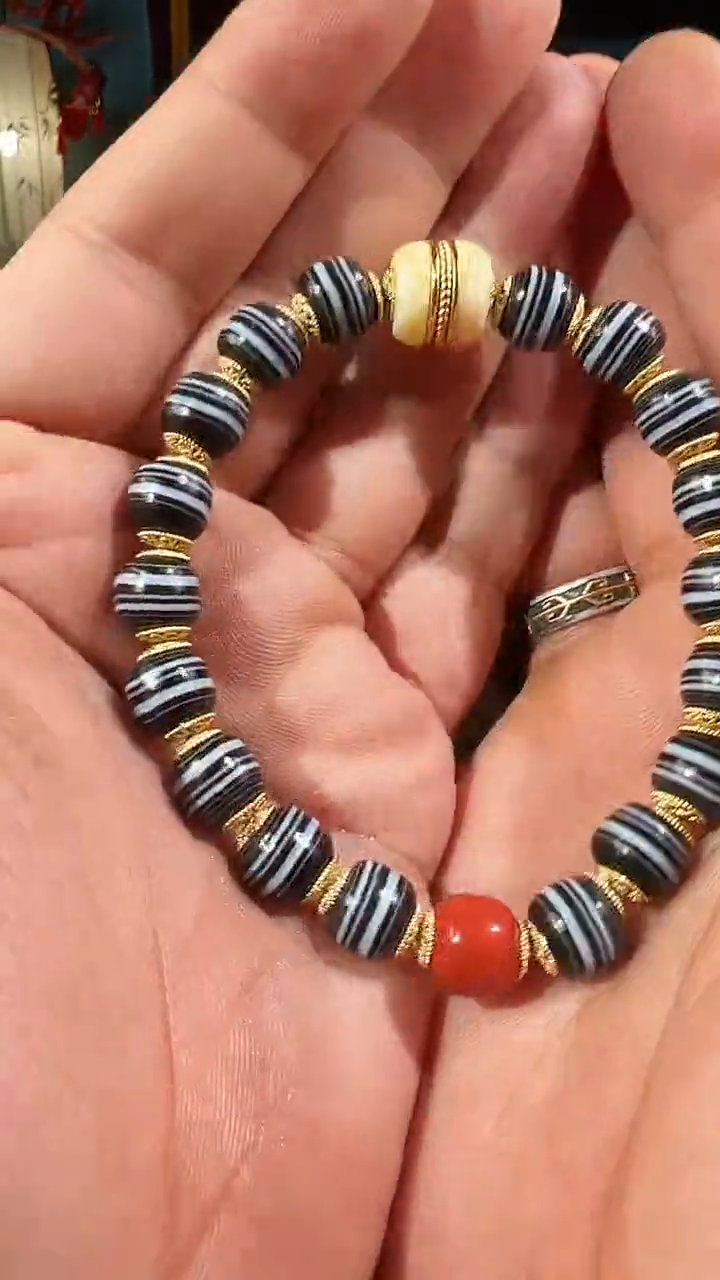 【闪购商品】玛瑙/玉髓手串未镶嵌缠丝单圈