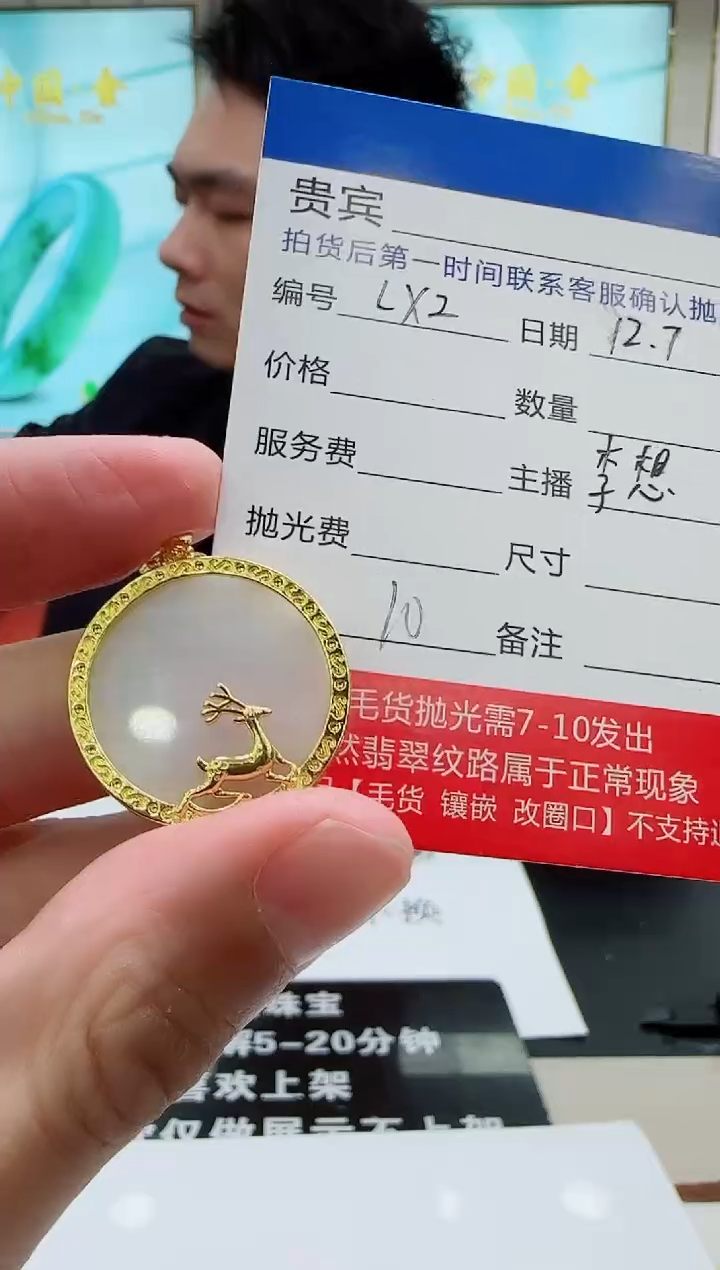颈饰未镶嵌翡翠LX2翡翠吊坠-多样性发其一