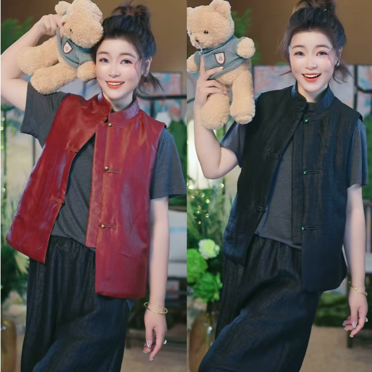 杯子家《新中式龟纹棉马甲》国风精致高端无袖百搭款