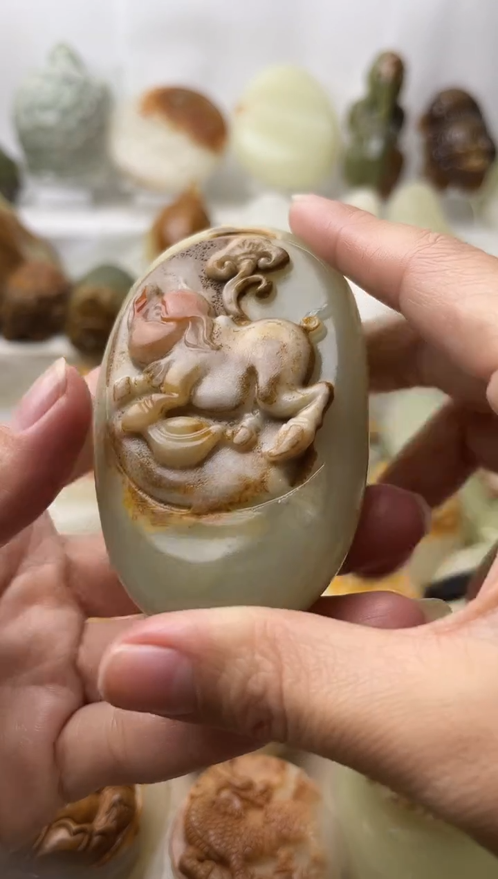 石材古青石棉纹正常不退换猪