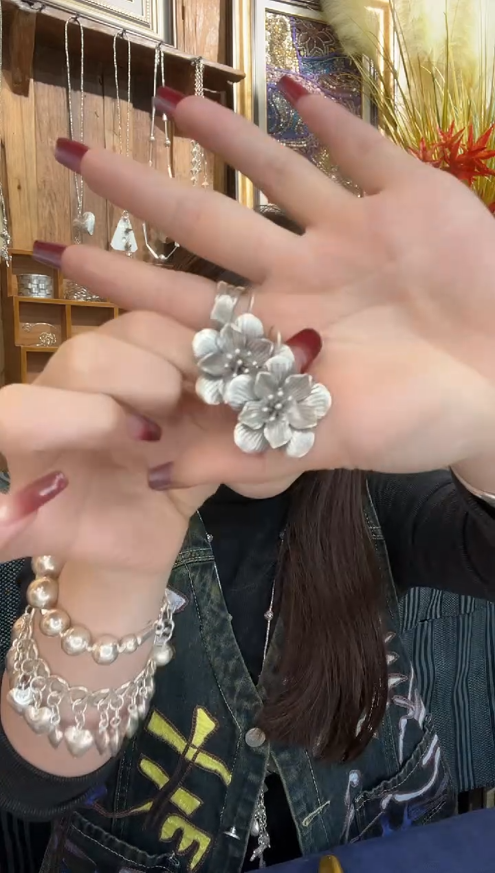 无925银@****姐耳饰