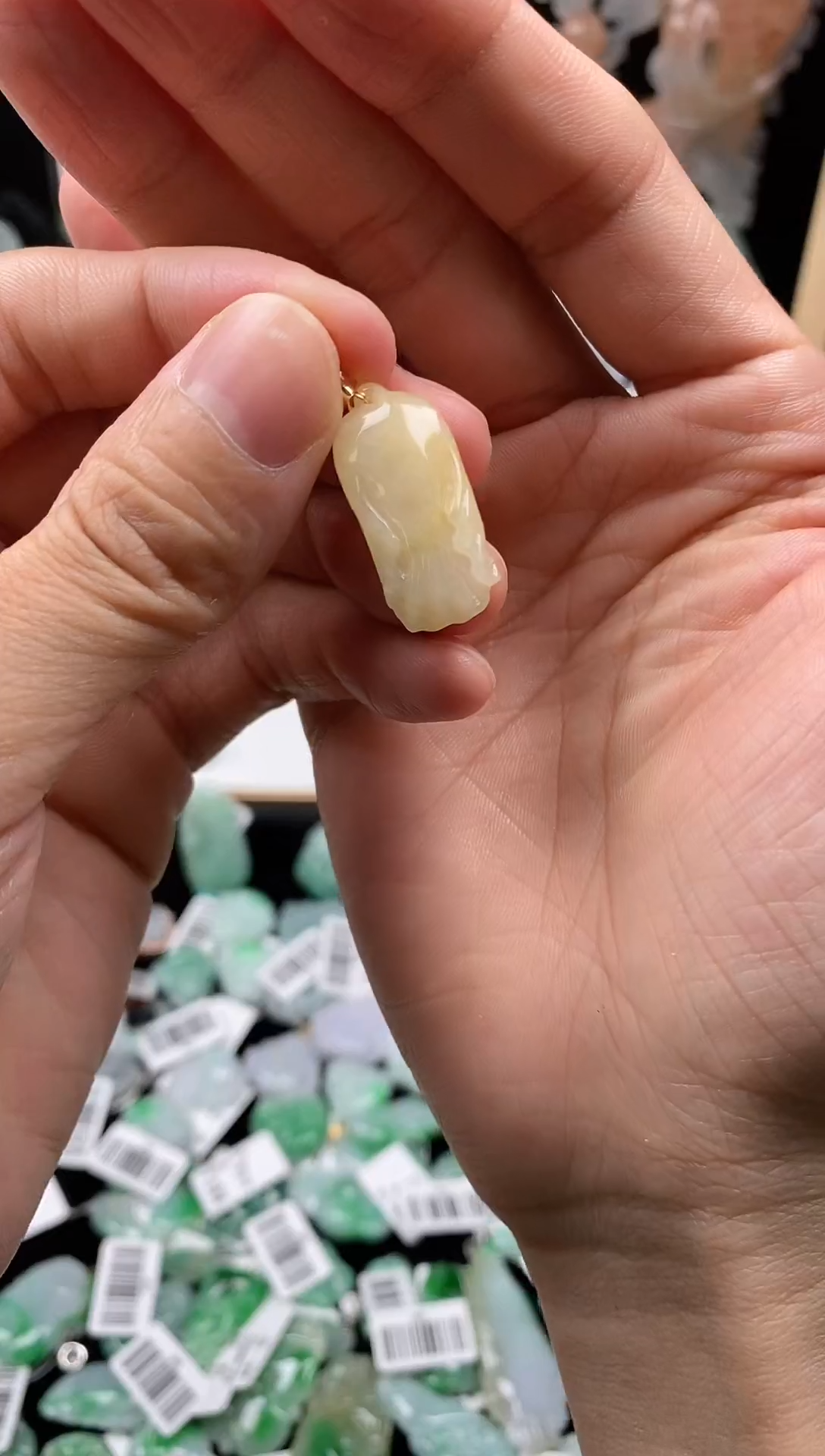 【闪购商品】翡翠颈饰未镶嵌17白菜