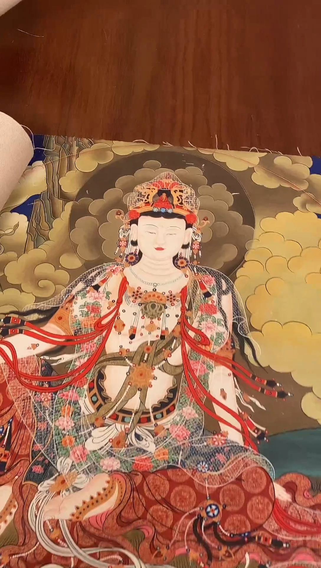 装裱画精美唐卡tk16108