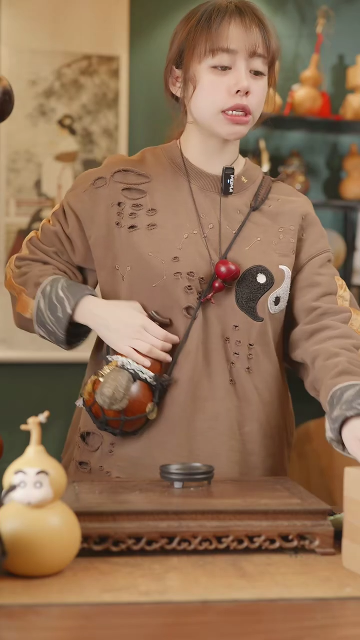 【闪购商品】142号精品天然大漆工艺防渗内胆酒葫芦~
