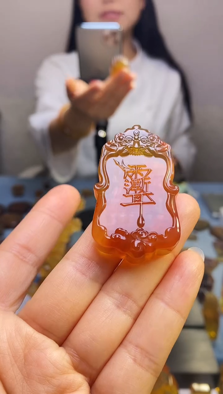 【闪购商品】琥珀颈饰未镶嵌SN3-52（紫薇讳）