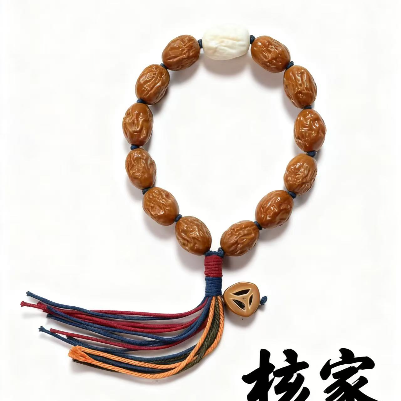 核家-HEJIA【大枣】梅林水晶核橄榄核原生态老料文玩手持款