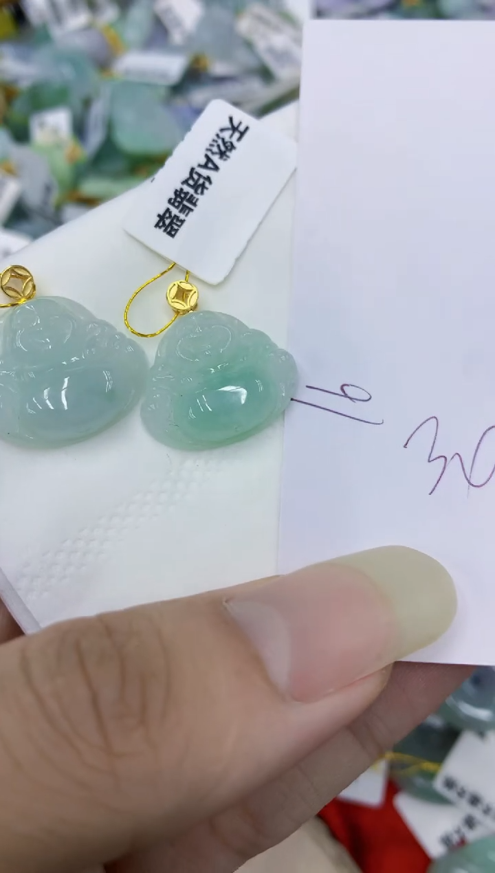 翡翠未镶嵌颈饰111111111111多样性发其一