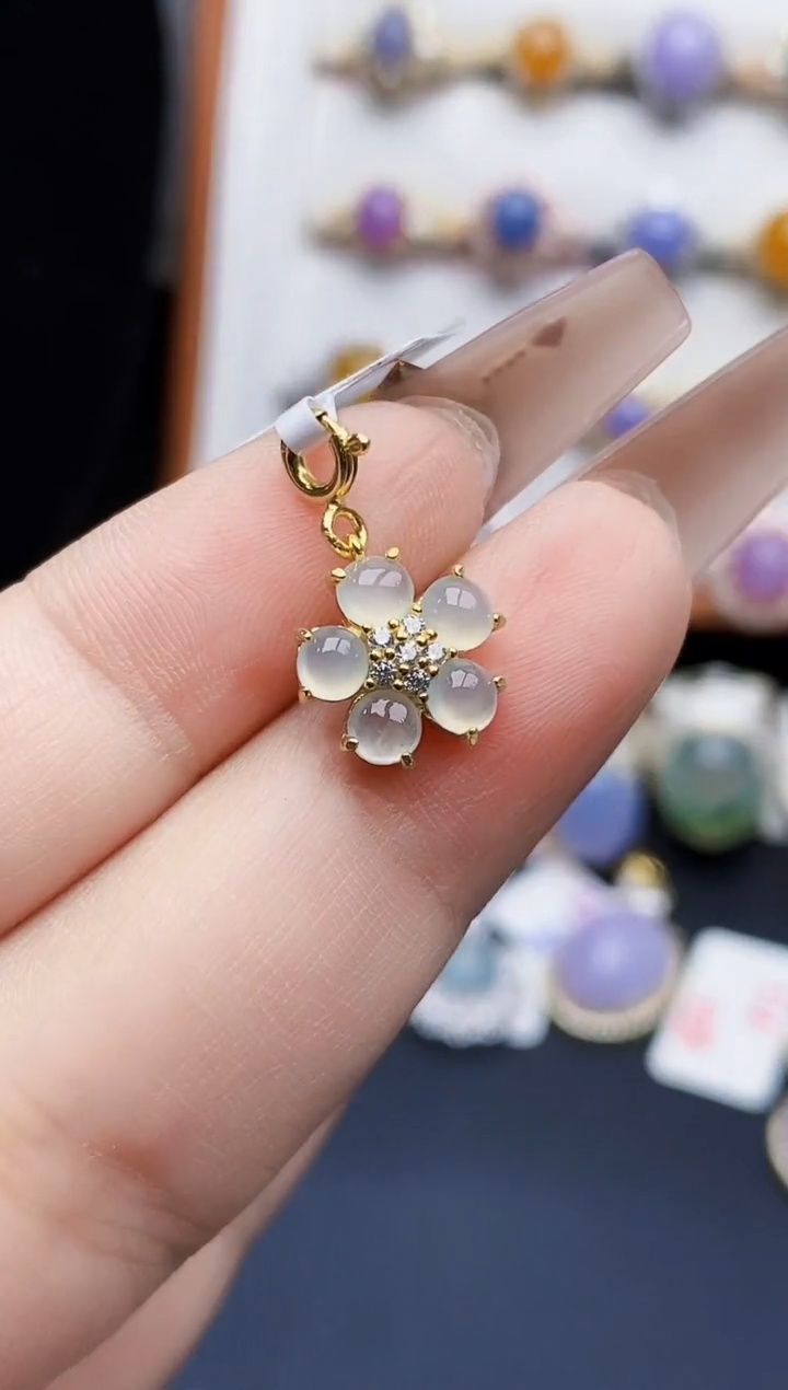 银S925镶嵌戒指翡翠0522