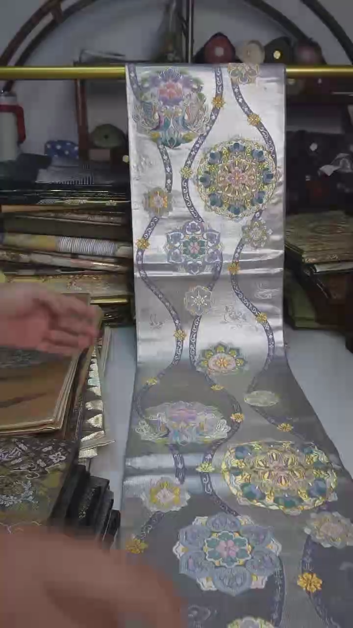 【闪购商品】织绣49西阵织六通宝相花